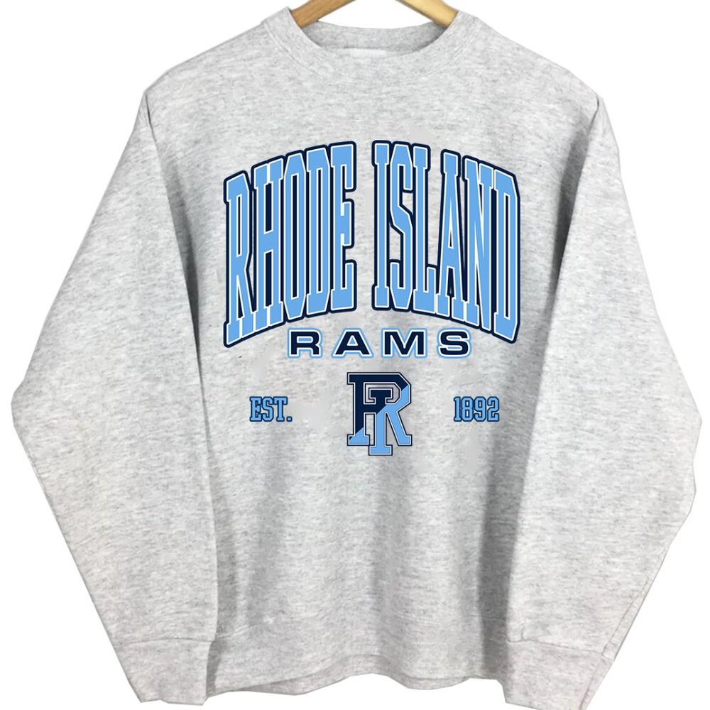 NCAA Rhode Island Rams Sweatshirt URI Varsity Teams Shirt Sweater